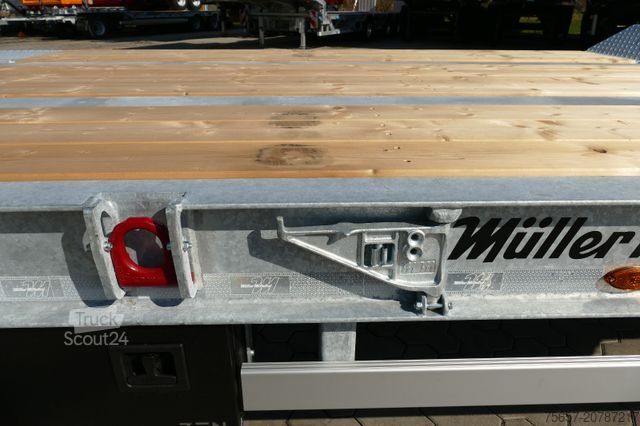 Tieflader Anhänger MÜLLER-MITTELTAL T3 Profi 30,0 Neu, Baggerstiel, Federrampe