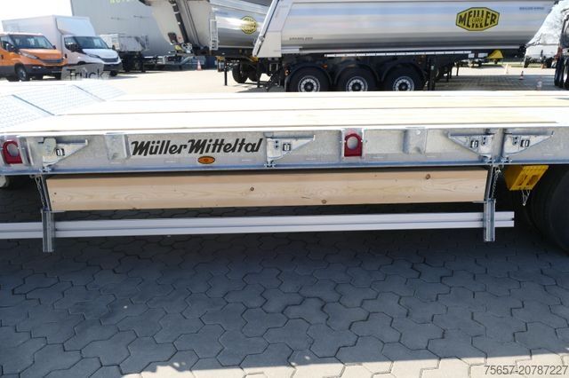 Arbeitsbühne Anhänger MÜLLER-MITTELTAL T3 Profi 30,0 Neu, Baggerstiel, Federrampe