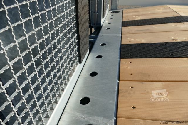 Remolque de plataforma baja MÜLLER-MITTELTAL 14,4 to. Tand.- Tiefl., breite Rampe, Gummi