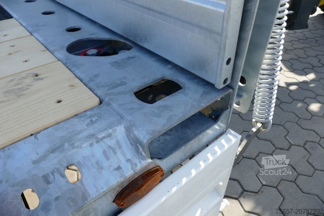 Remolque de plataforma baja MÜLLER-MITTELTAL 14,4 to. Tand.- Tiefl., breite Rampe, Gummi