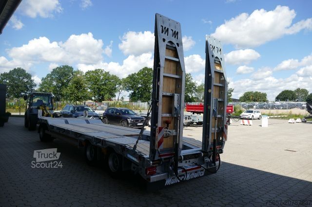 Alçak şasi römork MÜLLER-MITTELTAL T3 Profi 30,0 Neu, Baggerstiel, voll hydr. Rampe
