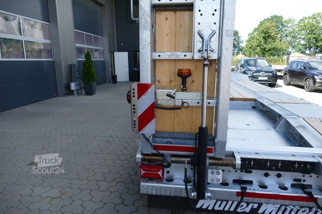 Alçak şasi römork MÜLLER-MITTELTAL T3 Profi 30,0 Neu, Baggerstiel, voll hydr. Rampe