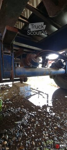 Trasporto di container Fruehauf Oplegger container+ 1000 lames steel