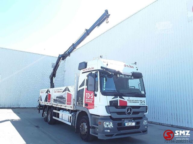 Zona de carga descubierta Mercedes Actros 2636 Hiab 123 B 2+remote