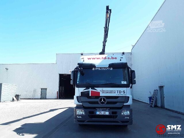 Zona de carga descubierta Mercedes Actros 2636 Hiab 123 B 2+remote