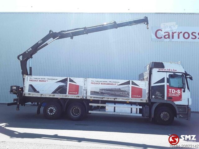 Zona de carga descubierta Mercedes Actros 2636 Hiab 123 B 2+remote