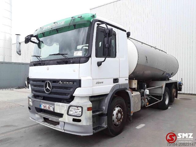 Tanker Mercedes Actros 2544 inox tank - 15.000 liter - retarder