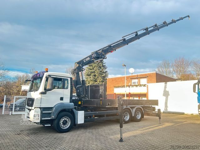Tovorna dvigalka na tovornjaku MAN 26.360 TGS Pritsche + HIAB 477 Kran 6x4