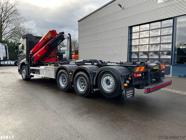 Crane truck Volvo FMX 460 8x4 Palfinger 19 Tonmeter laadkraan Jus...