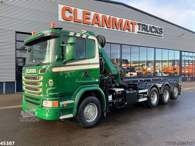 Kabelsysteem Scania G 490 8x4 Euro 6 Hiab 24 Tonmeter laadkraan