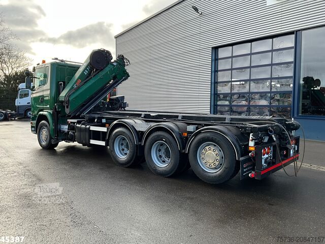 Kabelsysteem Scania G 490 8x4 Euro 6 Hiab 24 Tonmeter laadkraan