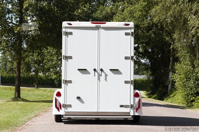 Atrelado de transporte de cavalos MTM Innovan trailer Pro-Safety stallion layout