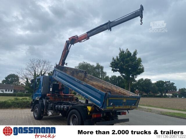 Camión volquete Iveco Trakker AD190T36 4x2, EEV, Kran Atlas AK 105.2-A2