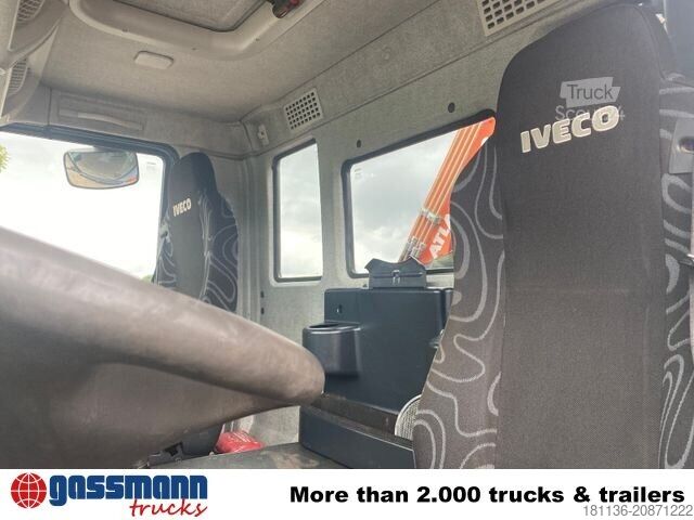 Camión volquete Iveco Trakker AD190T36 4x2, EEV, Kran Atlas AK 105.2-A2