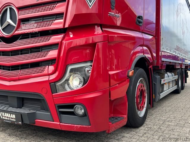 Tovorno vozilo s ravno platformo in ponjavo MERCEDES-BENZ 2548 Actros 5 L 6x2 Lowliner BDF