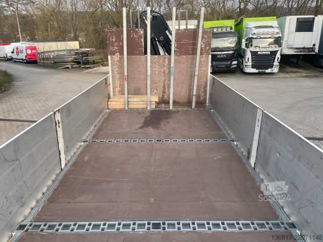 Düz kasa kamyon MAN TGM18.320 4x2BL Pritsche Kran HIAB X-HIDUO138 B2