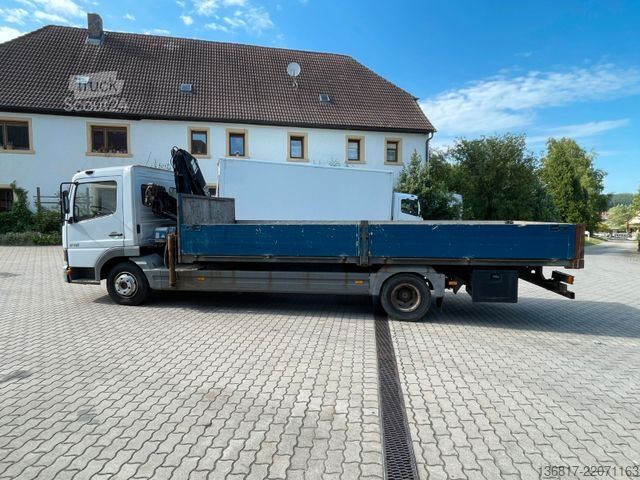 Pick-up dodávka MERCEDES-BENZ Atego 815 4x2 BB Pritsche HMF 683 K3 Kran