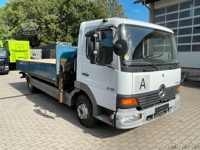 Pick-up dodávka MERCEDES-BENZ Atego 815 4x2 BB Pritsche HMF 683 K3 Kran