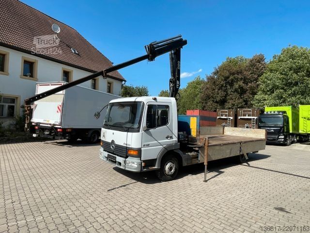 Pick-up dodávka MERCEDES-BENZ Atego 815 4x2 BB Pritsche HMF 683 K3 Kran