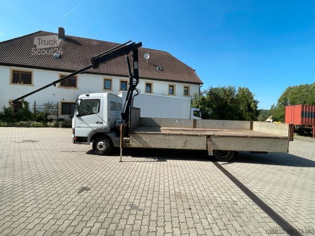 Pick-up dodávka MERCEDES-BENZ Atego 815 4x2 BB Pritsche HMF 683 K3 Kran