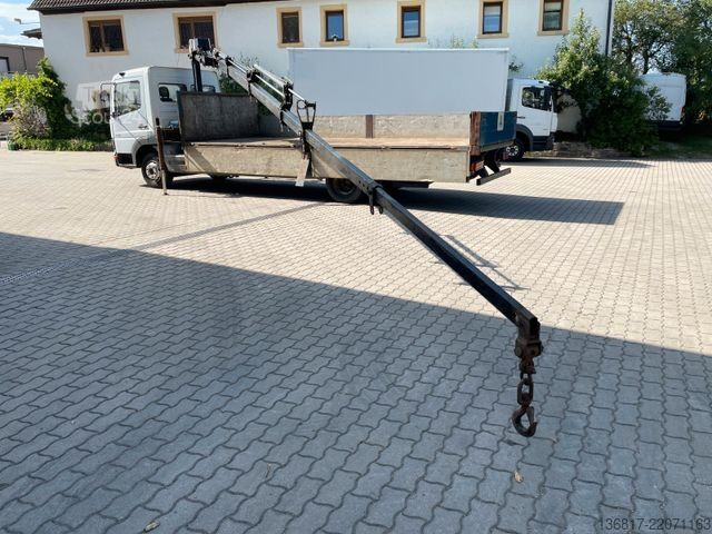 Pick-up dodávka MERCEDES-BENZ Atego 815 4x2 BB Pritsche HMF 683 K3 Kran