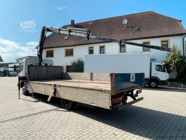 Pick-up dodávka MERCEDES-BENZ Atego 815 4x2 BB Pritsche HMF 683 K3 Kran