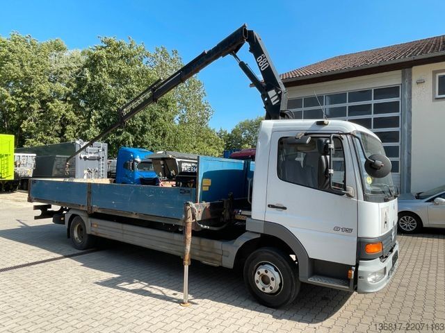 Pick-up dodávka MERCEDES-BENZ Atego 815 4x2 BB Pritsche HMF 683 K3 Kran