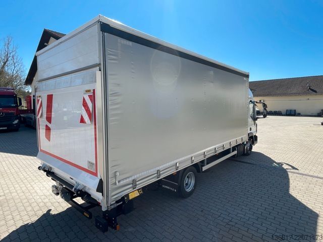 Ponyvával szerelt furgon IVECO Eurocargo ML80E21 BL Schiebeplane LBW  NEUWERTIG