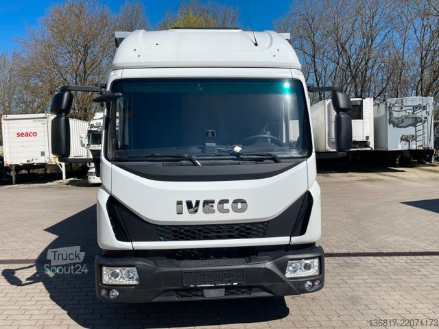 Ponyvával szerelt furgon IVECO Eurocargo ML80E21 BL Schiebeplane LBW  NEUWERTIG