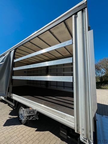Ponyvával szerelt furgon IVECO Eurocargo ML80E21 BL Schiebeplane LBW  NEUWERTIG