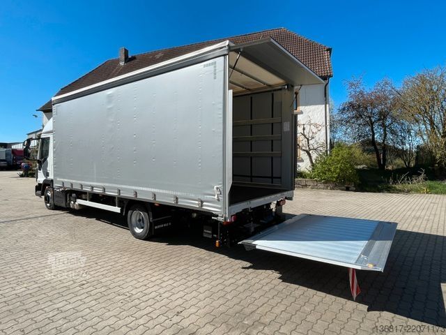 Ponyvával szerelt furgon IVECO Eurocargo ML80E21 BL Schiebeplane LBW  NEUWERTIG