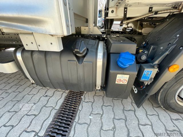 Ponyvával szerelt furgon IVECO Eurocargo ML80E21 BL Schiebeplane LBW  NEUWERTIG