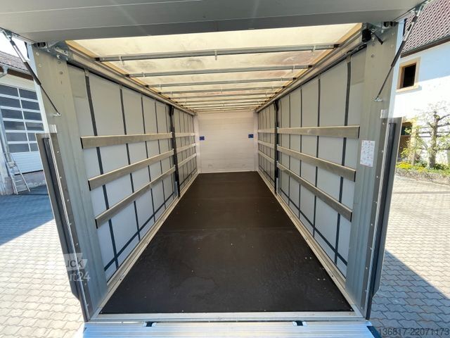 Ponyvával szerelt furgon IVECO Eurocargo ML80E21 BL Schiebeplane LBW  NEUWERTIG