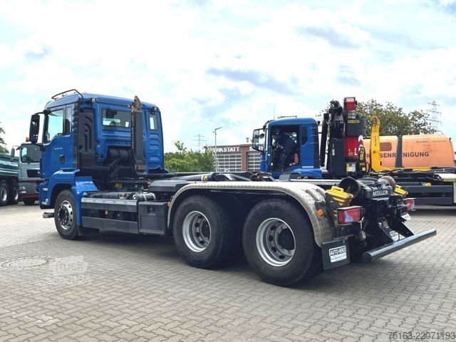 Kroklastbil MAN TG-S 26.470 6x4 Abrollkipper kurzer Radstand