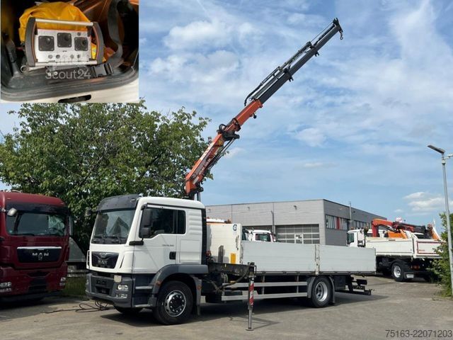 Spezial-LKW MAN TG-M 18.340 4x2  Pritsche Kran Atlas 135.2+Funk