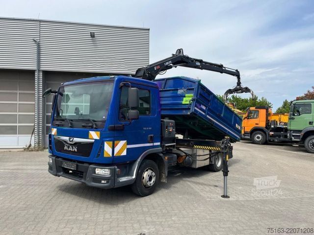 Wywrotka dostawcza MAN TG-L 8.190.4x2 BL 2-Achs Kipper Kran Hiab 078+Gr