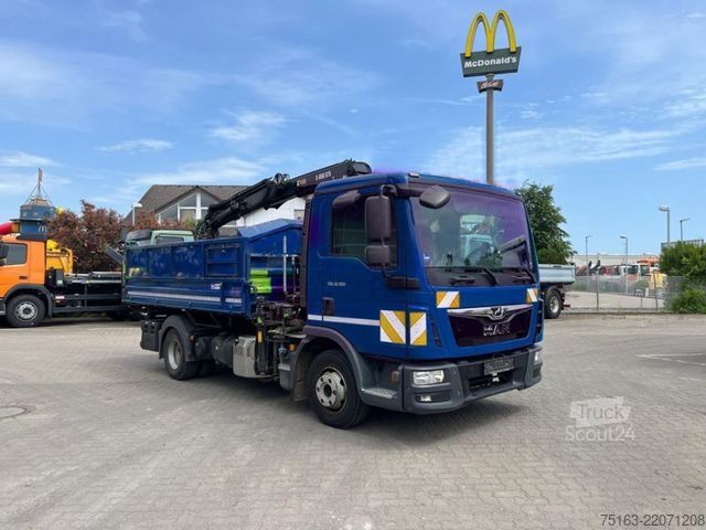 Wywrotka dostawcza MAN TG-L 8.190.4x2 BL 2-Achs Kipper Kran Hiab 078+Gr