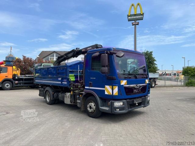 Dostosowany van MAN TG-L 8.190.4x2 BL 2-Achs Kipper Kran Hiab 078+Gr