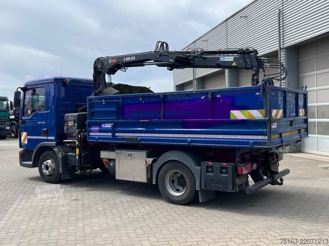 Dostosowany van MAN TG-L 8.190.4x2 BL 2-Achs Kipper Kran Hiab 078+Gr