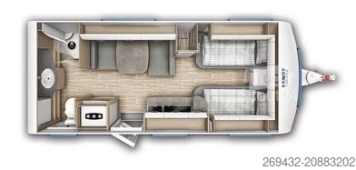 Caravan FENDT BIANCO ACTIV 515 SGD 55 Jahre Zellerer
