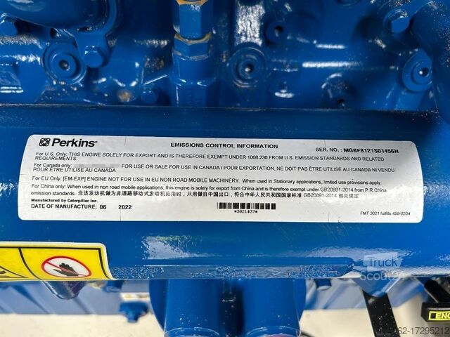 Generator set FG Wilson P550-3 - 550 kVA Genset - DPX-16020