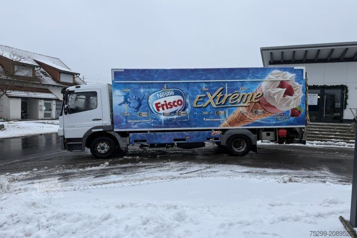 Soğutuculu kamyon Mercedes-Benz Atego 1022 4x2 Kühlkoffer+HB / Swiss-Vehicle