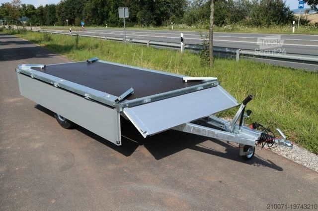 Reboque para automóvel BLYSS Hochlader Anhänger 310x160x40cm 1500kg zGG