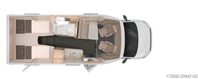 Autorulotă semi-integrată KNAUS Van TI Plus 650 MEG Platinum Selection