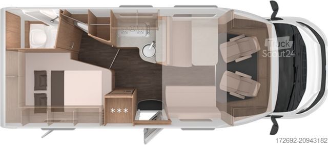 Autorulotă semi-integrată KNAUS L!VE WAVE 650 MF Platinum Selection