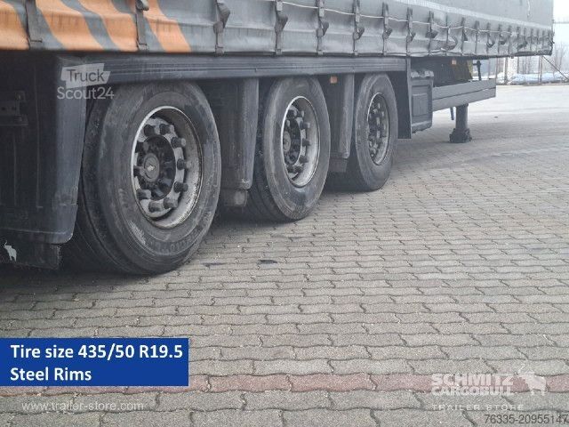 Nyitott ponyvás félpótkocsi Schmitz Cargobull Curtainsider Mega