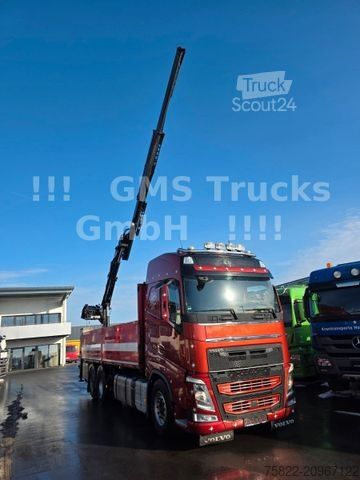 Platforminis sunkvežimis VOLVO FH 500 / 6X2 / I Shift / Atlas Kran / Lenkachse