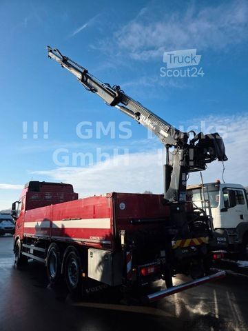 Platforminis sunkvežimis VOLVO FH 500 / 6X2 / I Shift / Atlas Kran / Lenkachse