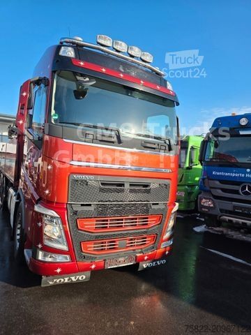 Platforminis sunkvežimis VOLVO FH 500 / 6X2 / I Shift / Atlas Kran / Lenkachse