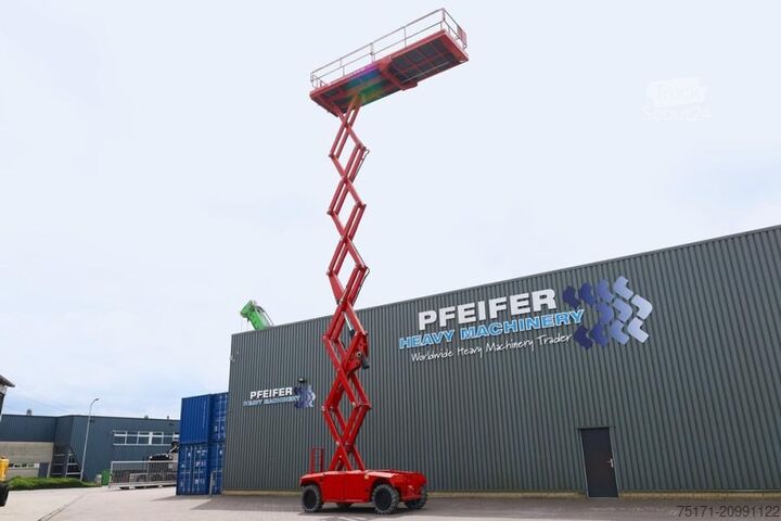 Scissor lift PB Lifttechnik S175-19E 4x4 Electric, 4x4 Drive, 18.1m Working He